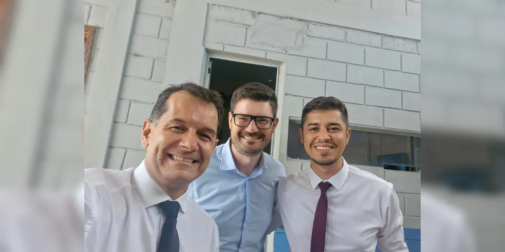 Os advogados de defesa, Luis Carlos, Renato e Piero