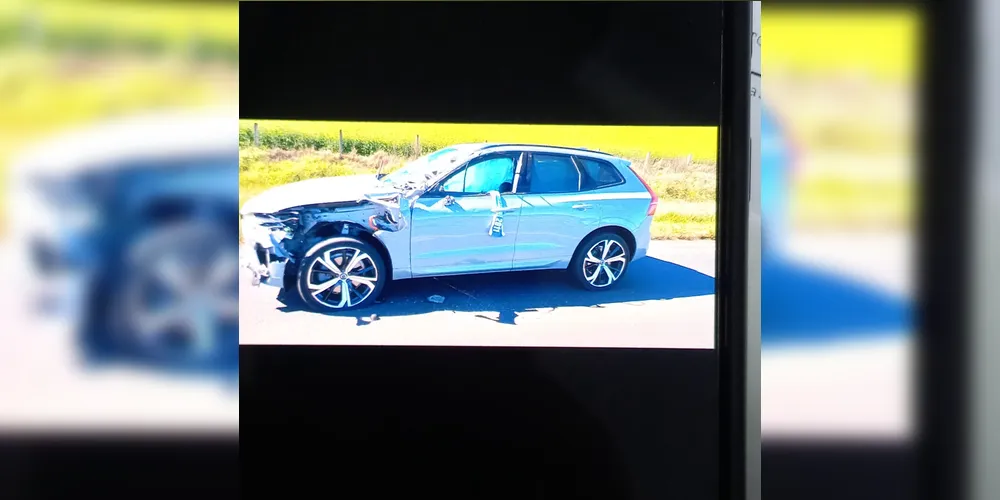 Motorista do Volvo foi socorrido