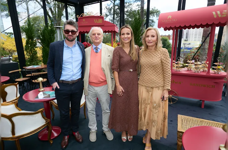 Adam Patterson,Henrique Gomm, Aline Perussolo e Sonia Perussolo
