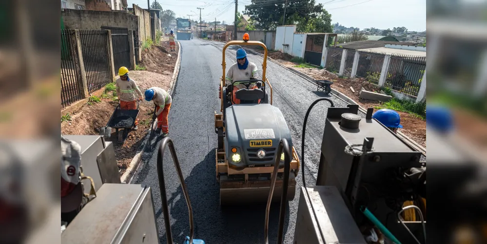Obras estão em andamento