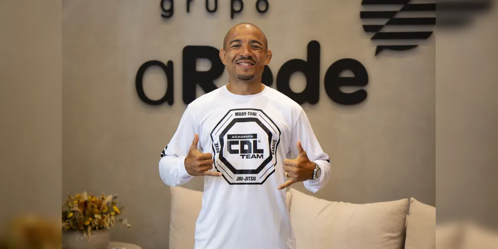 José Aldo esteve presente no Grupo aRede