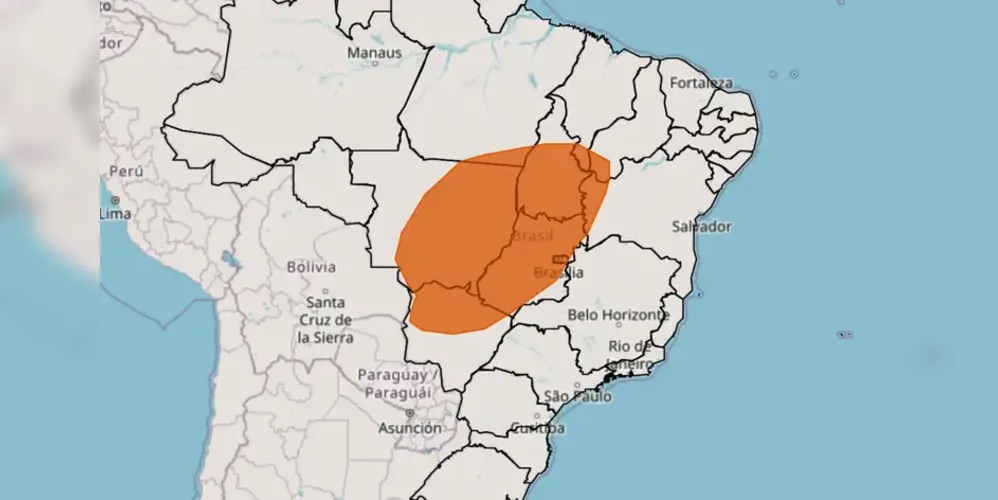 Imagem ilustrativa da imagem Inmet emite alerta laranja para baixa umidade do ar em oito estados e DF