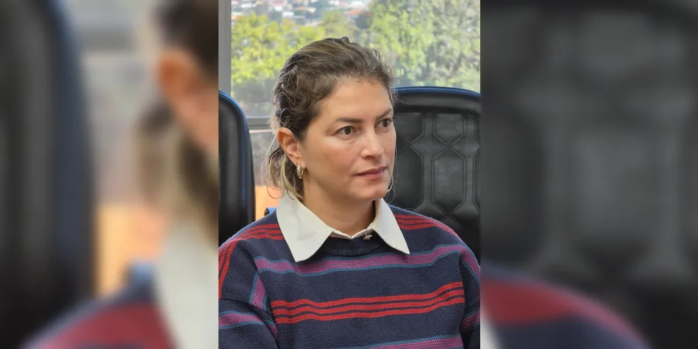 A presidente do CDEPG, Priscilla Garbelini Jaronski.