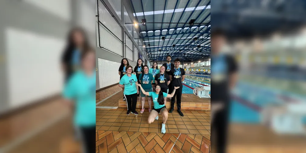 Imagem ilustrativa da imagem Atletas de Ponta Grossa conquistam 45 medalhas em campeonatos de natação