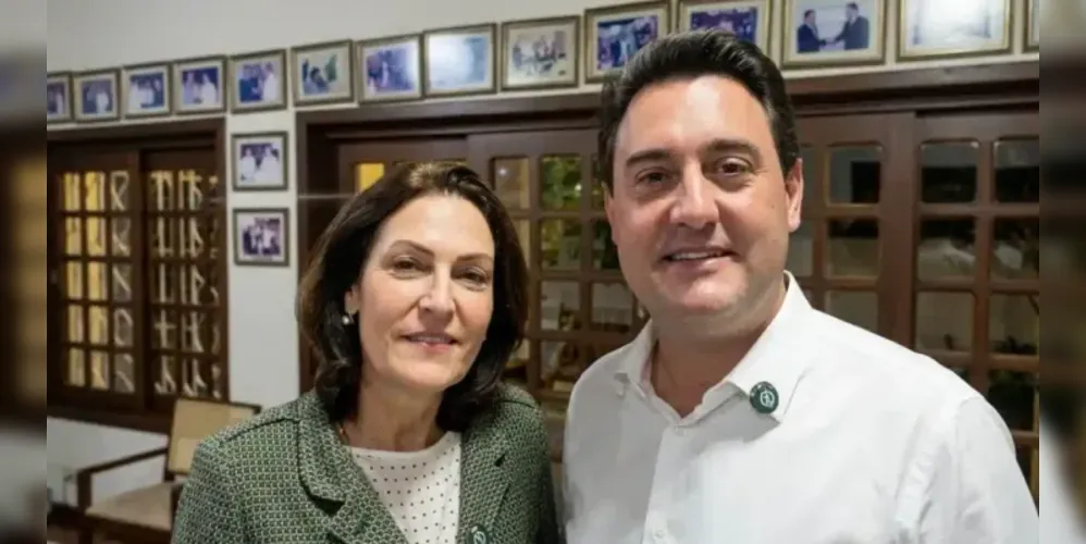Cristina Graeml e Ratinho Junior