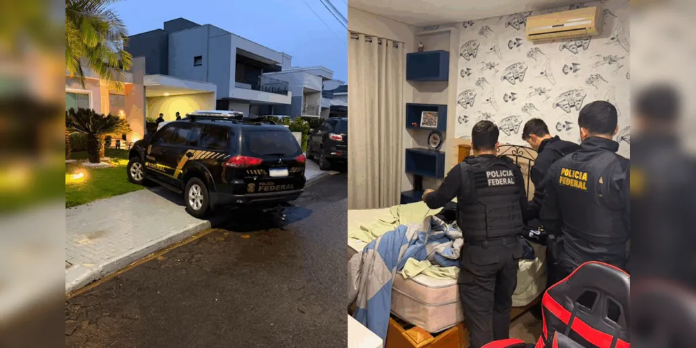A polícia apreendeu veículos de alto padrão e relógios de luxo na residência do foragido da Interpol