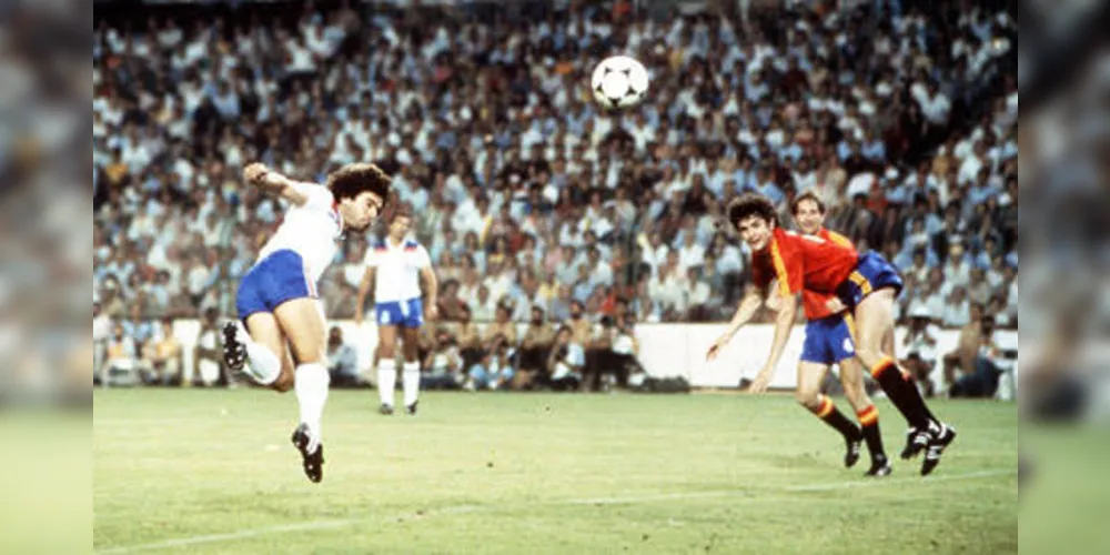 Fotografia de Espanha e Inglaterra na Copa do Mundo de 1982