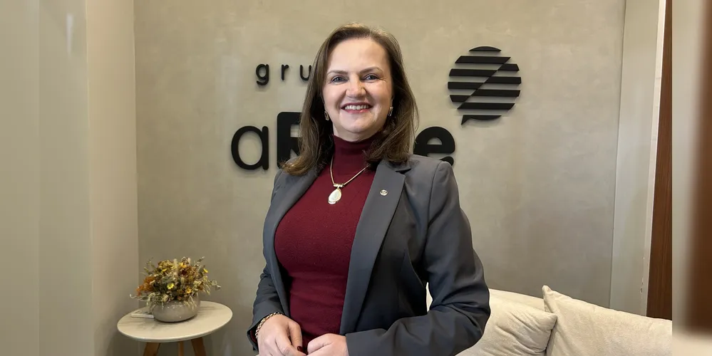 Caroline Schoenberger, presidente do Rotary Club Alagados