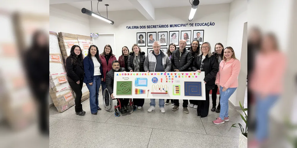 Imagem ilustrativa da imagem Painéis psicomotores fortalecem a inclusão nas escolas do campo de Castro