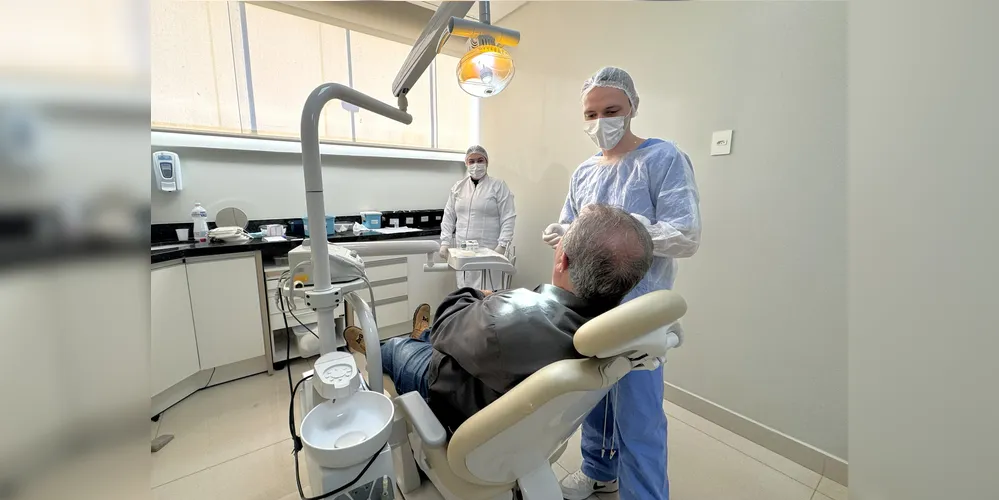 Imagem ilustrativa da imagem Saúde inicia mutirão de próteses dentárias com pacientes de Castro