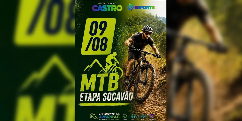 Imagem ilustrativa da imagem Castro abre inscrições para desafio de MTB, etapa Socavão