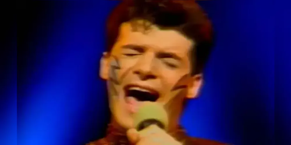 Carlos Cesare como Pablo, de 'Qual é a Música', na década de 1980
