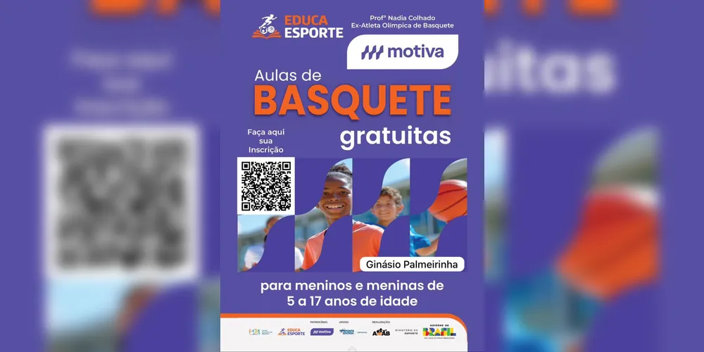 Imagem ilustrativa da imagem Projeto Educa Esporte traz aulas de basquete gratuitas em PG