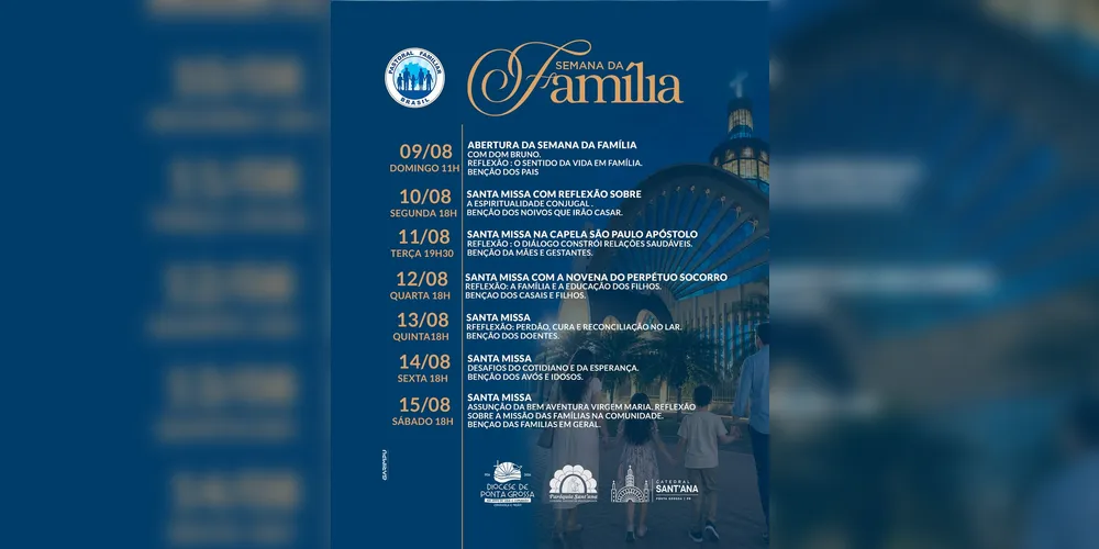 Imagem ilustrativa da imagem Dom Bruno convida fiéis a participarem da Semana da Família