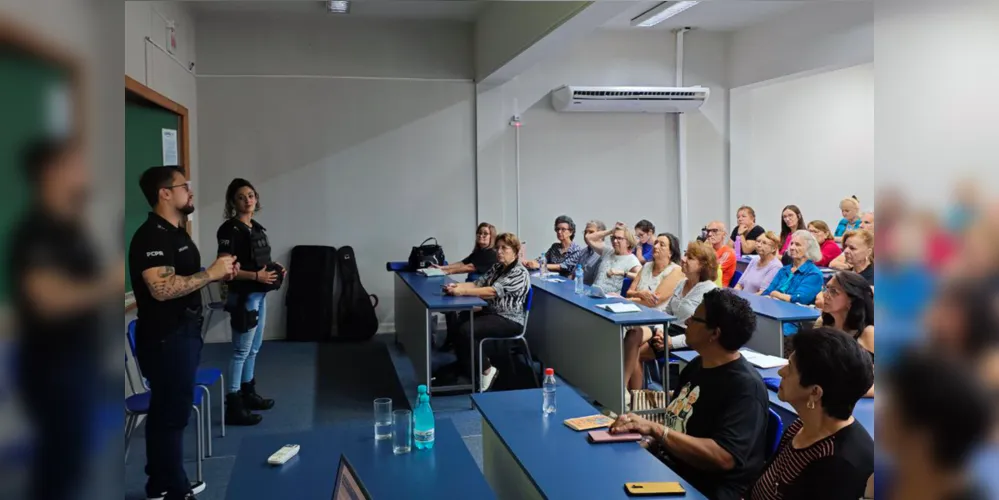UATI promove palestras periódicas com profissionais da área de segurança pública para orientar os idosos sobre golpes virtuais