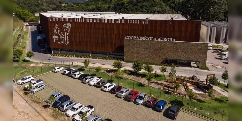 Unidade Vale dos Vinhedos da Vinícola Aurora