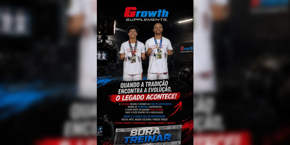 Imagem ilustrativa da imagem Pai e filho campeões mundiais de capoeira representarão PG em gravação da Growth TV