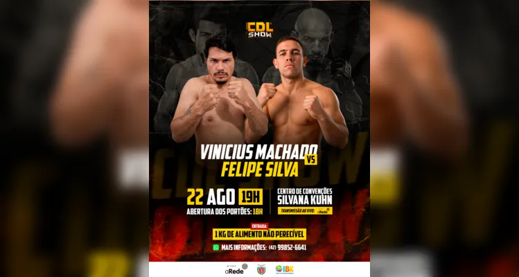 Com José Aldo, John Lineker e Rodrigo Elesbão, CDL Show agita Ponta Grossa