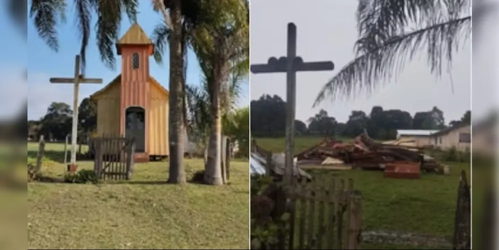 Veja o antes e depois da capela