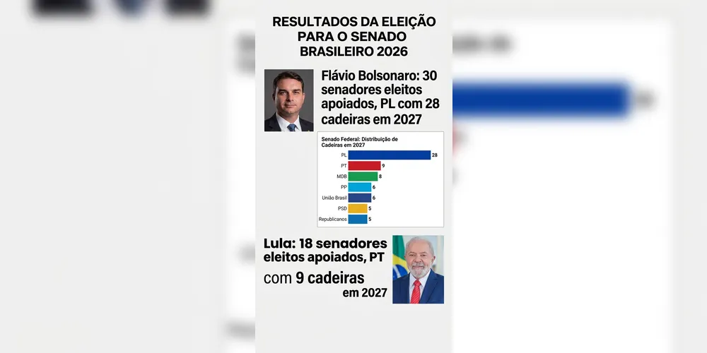 Confira os partidos das cadeiras ocupadas no Senado Federal