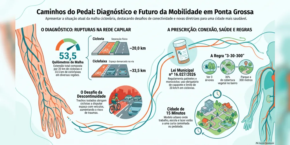 Entenda o diagnóstico da reportagem "Caminhos do Pedal" feita pelo conselheiro de Saúde, Mário Rodrigues Montemór Netto.