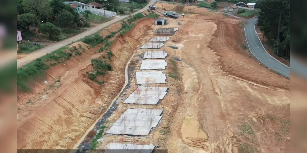 Novas casas em construção