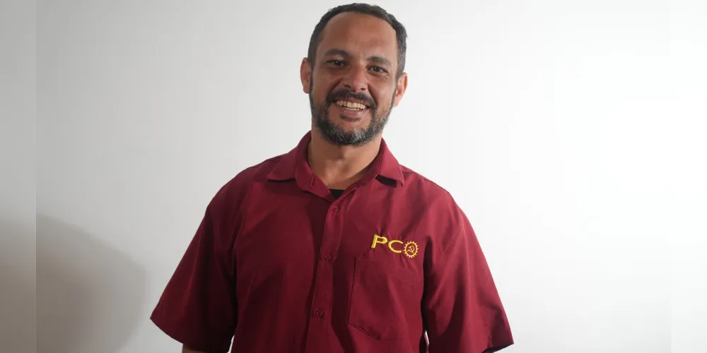 Adriano Funileiro, candidato do PCO ao Governo do Paraná