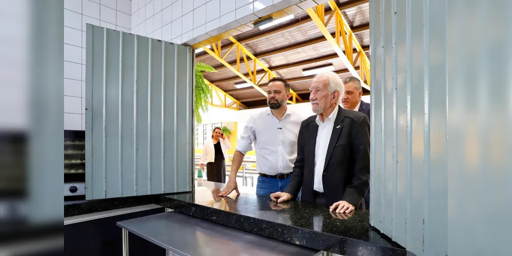 Roni Miranda e Darci Piana acompanharam a inauguração das obras