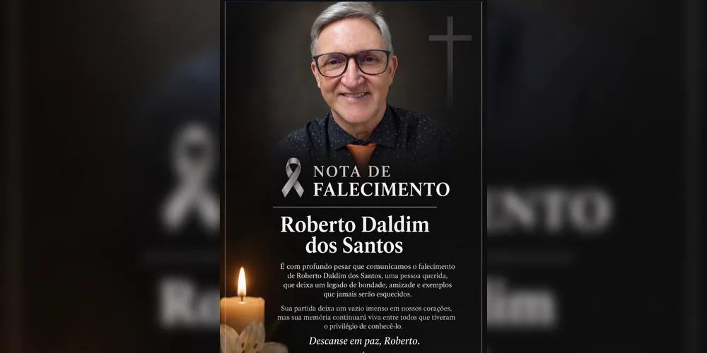 Advogado que morreu atropelado em Imbituva é sepultado neste domingo