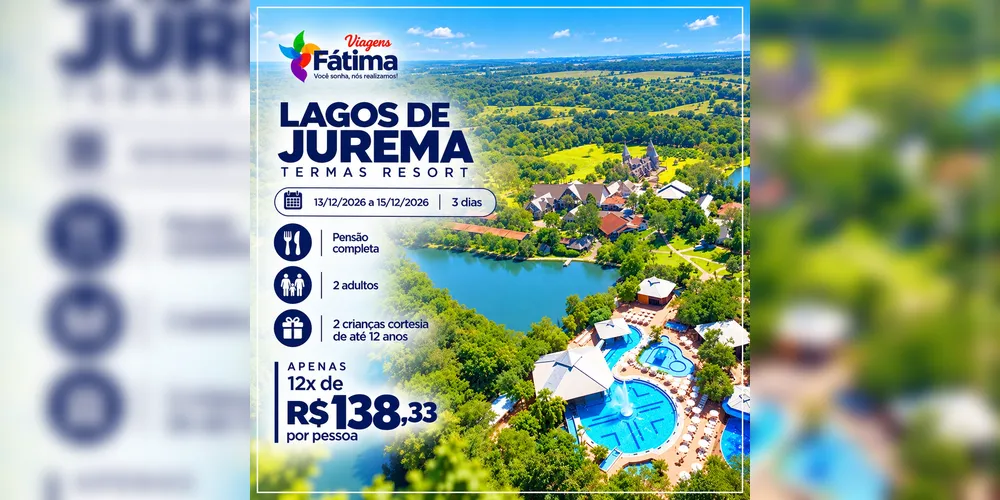 Imagem ilustrativa da imagem Esquenta Black Friday da Fátima Viagens tem resorts a partir de 12x de R$ 123 por pessoa