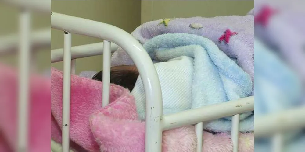 Bebê foi encaminhada para uma casa hospitalar