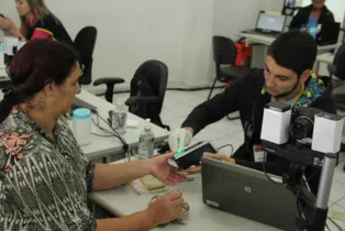 Imagem ilustrativa da imagem Biometria será utilizada pela primeira vez em Ponta Grossa