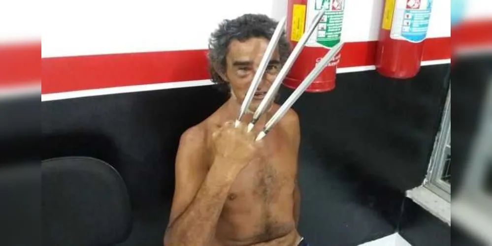 'Wolverine' de Peruíbe foi identificado como Nelson Araújo, de 48 anos
