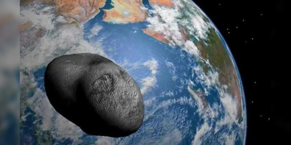Imagem ilustrativa da imagem Asteroide passa ‘raspando’ atmosfera da Terra