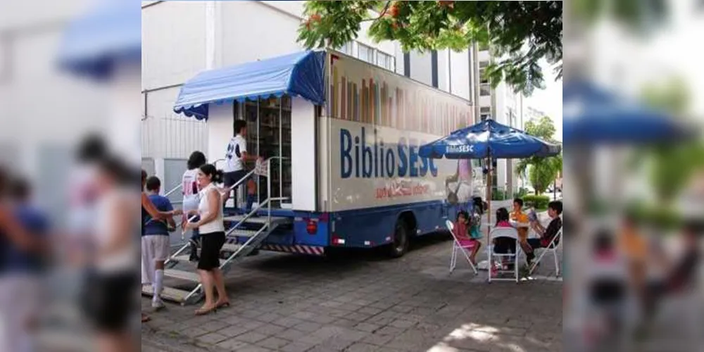 Imagem ilustrativa da imagem 'BiblioSesc' estaciona em Telêmaco na terça-feira