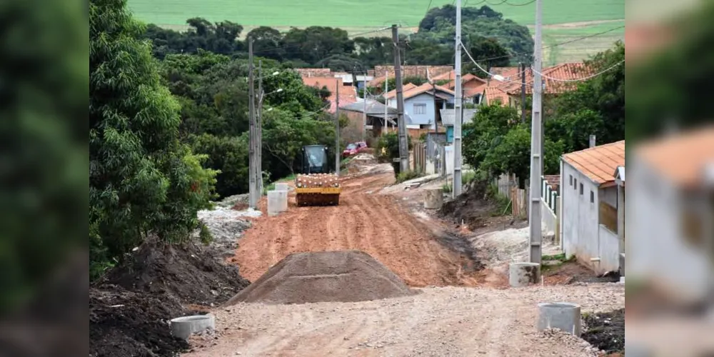 Imagem ilustrativa da imagem Carambeí inicia pavimentação de ligação entre bairros