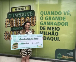 Imagem ilustrativa da imagem Moradora da região ganha  R$ 500 mil em promoção do Sicredi