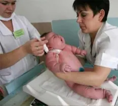 Imagem ilustrativa da imagem Bebê nasce com 18 kg e bate o recorde
