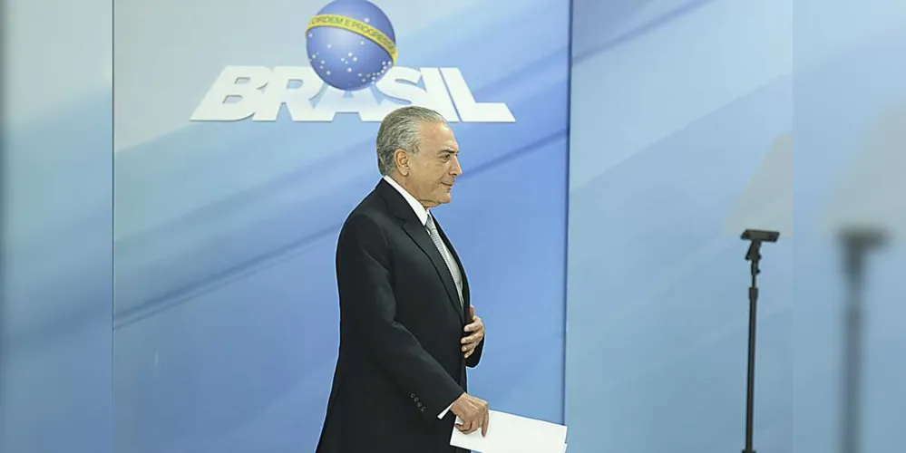 Temer e Batista conversam sobre o cenário político, os avanços na economia e também citam a situação do ex-deputado Eduardo Cunha