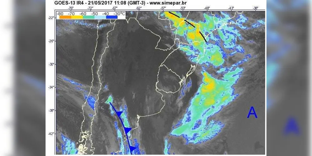 Imagem ilustrativa da imagem Chuva da trégua nesta segunda-feira pelos Campos Gerais