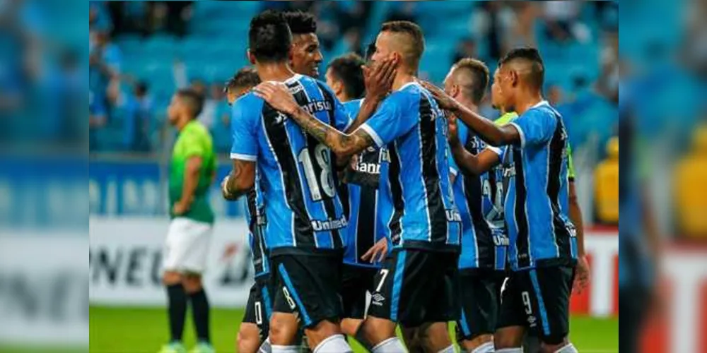 Na última rodada, Grêmio venceu o Zamora por 4 a 0 e garantiu 3ª melhor campanha | Lucas Uebel/Divulgação Grêmio