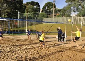 As partidas do vôlei de praia estão acontecendo no SESC do Jardim América | Divulgação