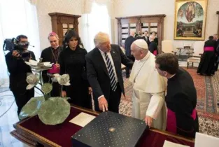 Donald Trump visita Papa Francisco no Vaticano/ Foto: EBC/Agência Lusa