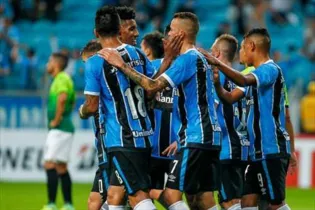 Na última rodada, Grêmio venceu o Zamora por 4 a 0 e garantiu 3ª melhor campanha | Lucas Uebel/Divulgação Grêmio