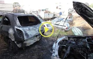 Imagem ilustrativa da imagem Incêndio danifica dez veículos em barracão de PG