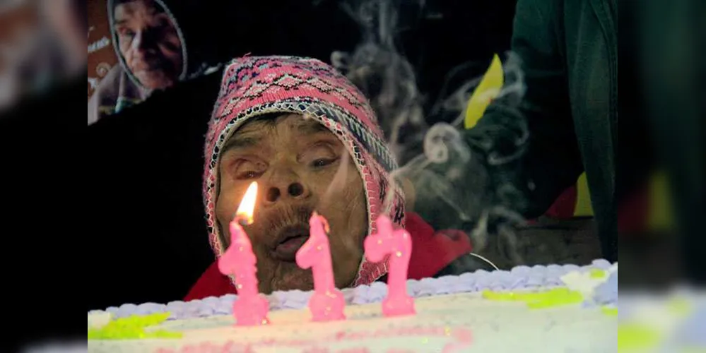 Moradora de Tibagi, Amantina dos Santos Duvirgem comemorou 117 anos nesta quinta-feira com grande festa | Divulgação
