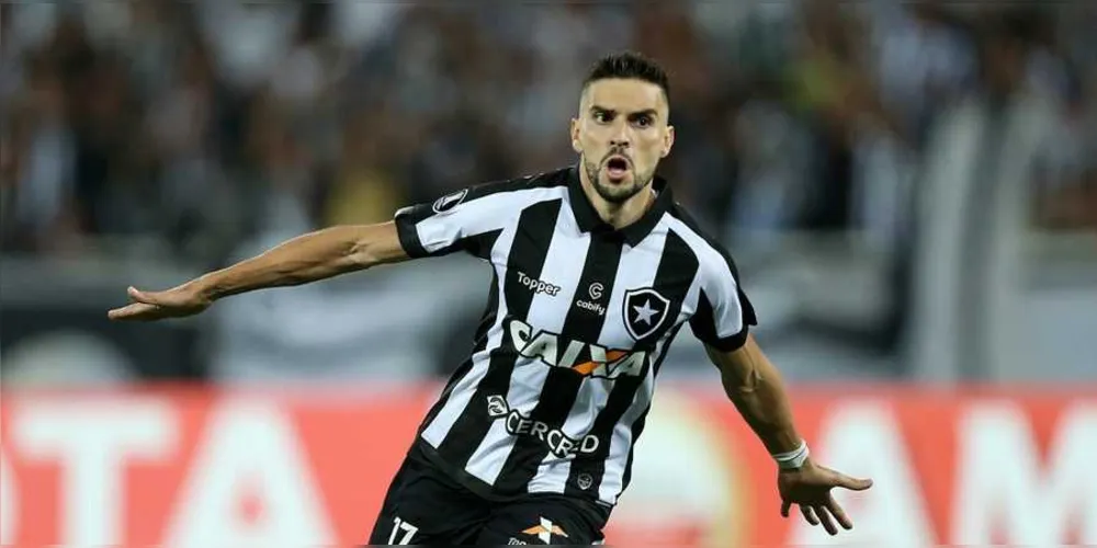 Rodrigo Pimpão fez um dos gols da vitória do Botafogo | Vitor Silva/SS Press/Botafogo