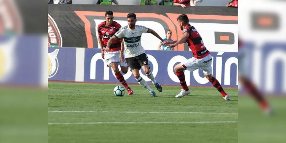 Na abertura do returno, Coritiba perdeu por 1 a 0 para o lanterna do Brasileirão | Divulgação/Coritiba.com.br