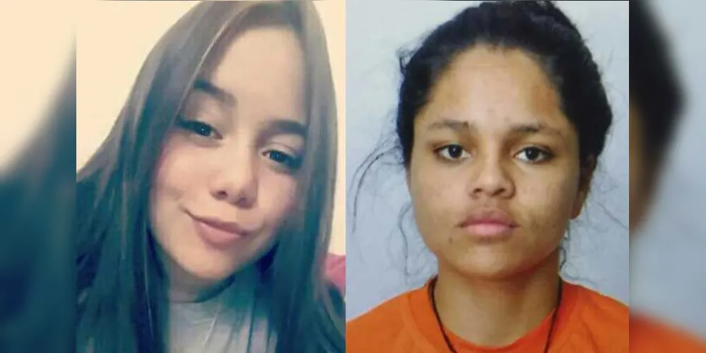 Fotos foram divulgadas pela PM para auxiliar na identificação das jovens desaparecidas | Divulgação/PM