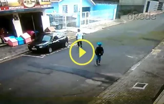 Imagem ilustrativa da imagem Câmeras flagram bandidos roubando carro em PG